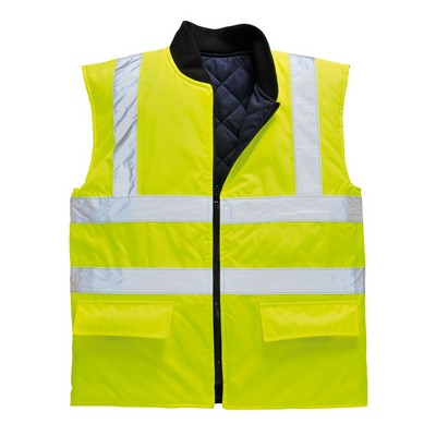 Hi-Vis Reversible Bodywarmer Vest