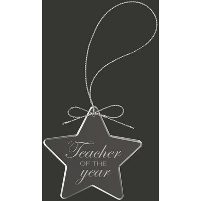 Bright Star Glass 3 1/4'' Holiday Ornament