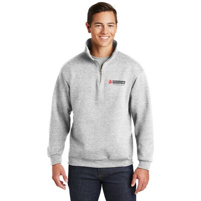 JERZEES® SUPER SWEATS® NuBlend® - 1/4-Zip Sweatshirt with Cadet Collar