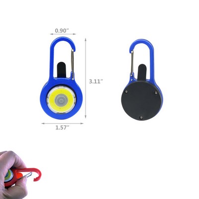 2 In 1 Carabiner LED Flashlight