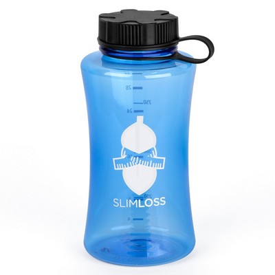 34 oz. Cincher Plastic Sports Bottle (1 Color Imprint)