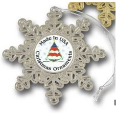 Digital Label Nickel Ornament