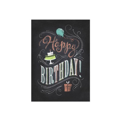 Birthday Chalk Greeting Card