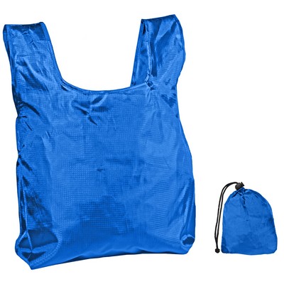 Shopping Bag w/ Drawstring Closure