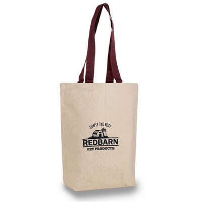 Tote Bag With Contrasting Web Handles