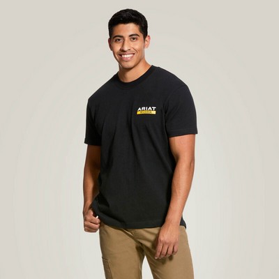 Rebar® Cotton Strong™ Roughneck Black T-Shirt