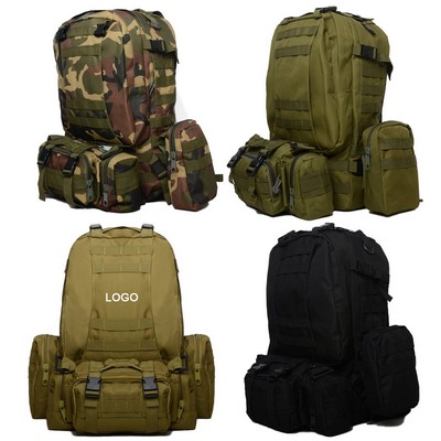 Combined Tactical Molle Backpack with custom Logo