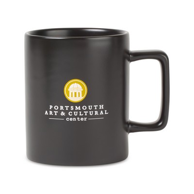 Soleil Ceramic Mug - 12 oz. - Matte Black