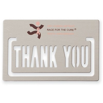 Thank You Rectangle Standard Bookmark