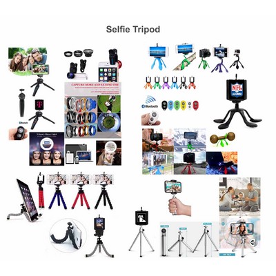 Kidder Universal Tripod + Bluetooth Shutter for Smartphones and Tablets