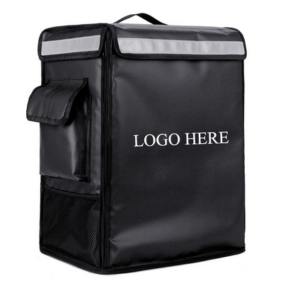 Insulated Food Delivery Cooler Bag Waterproof Pizza Delivery Backpack Cooler