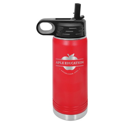 20 Oz. Red Polar Camel Water Bottle