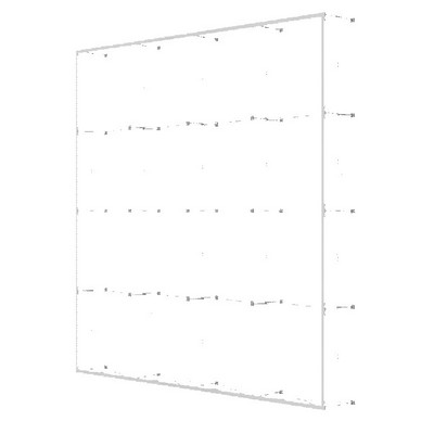 OneFabric® Flat Display Panel - Frame Only w/o End Caps (4 Square Feet)