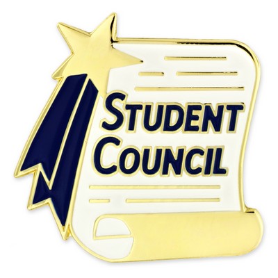 Student Council Scroll Pin