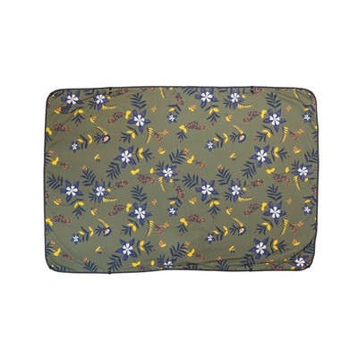 Coalatree Kachula Adventure Blanket, Olive Green Wildflower