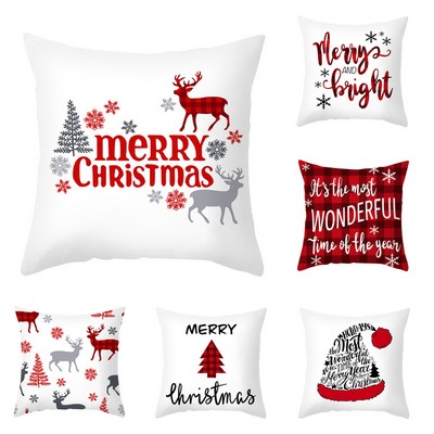 Throw Pillowcase Christmas Ornaments