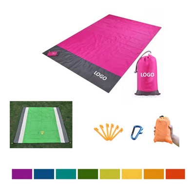 Pocket Blanket Foldable Beach Camping Mat