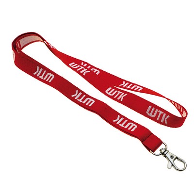 3/4" Woven Lanyard