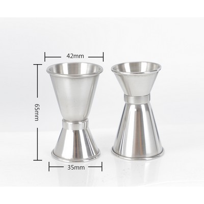 0.5-1 OZ Stainless Steel Double Bar Cocktail Jigger