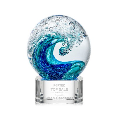 Surfside Award on Paragon Clear - 5" Diam