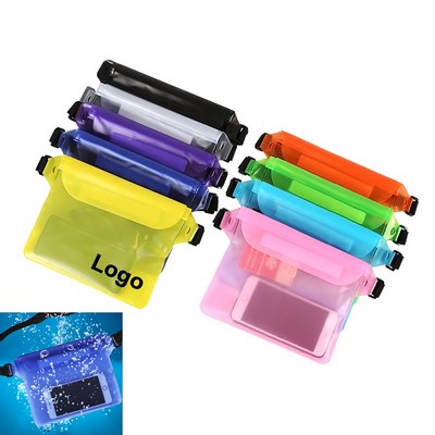 PVC Waterproof Fanny Pack Waist Bag - Colorful