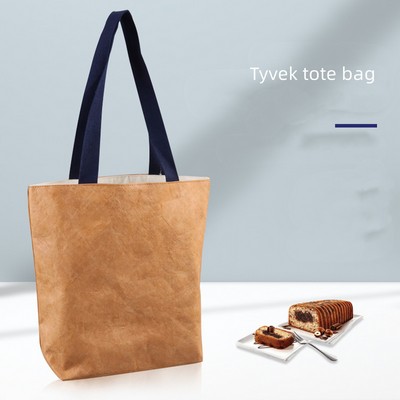 Tyvek splash proof tote shopping bag