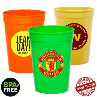 12 oz. Stadium Cup w/ Custom Imprint Recyclable Stadium Cups