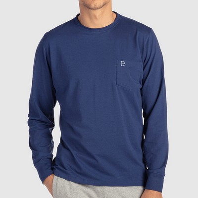 B. Draddy Willie Long Sleeve Crewneck Pocket Tee