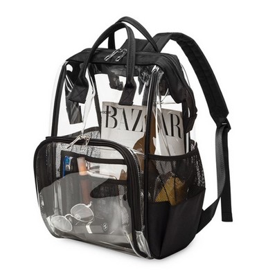 Clear PVC Baby Diaper Bag