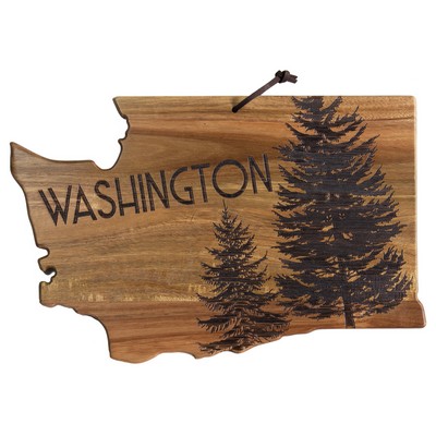 Rock & Branch® Origins Series Washington State Shaped Wood Serving & Cutting Board