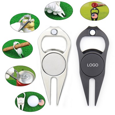 Multi-function Divot Tool Bottle Opener