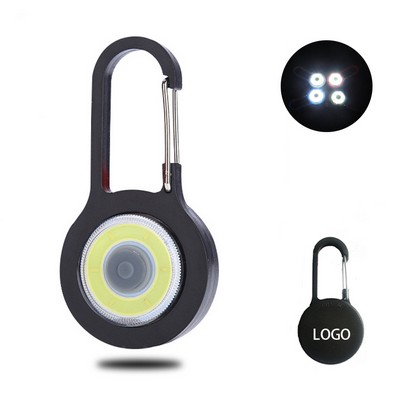 Outdoor Carabiner with LED Flashlight