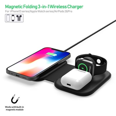 3 In 1 Magnetic Wireless Charger