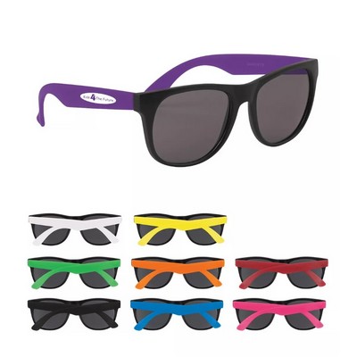 Neon Two-Tone Color Sunglasses