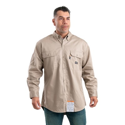 Berne Apparel Men's Flame-Resistant Button-Down Work Shirt