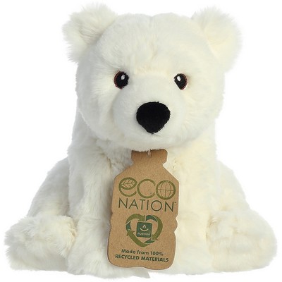 9.5" Eco Polar Bear Stuffed Animal