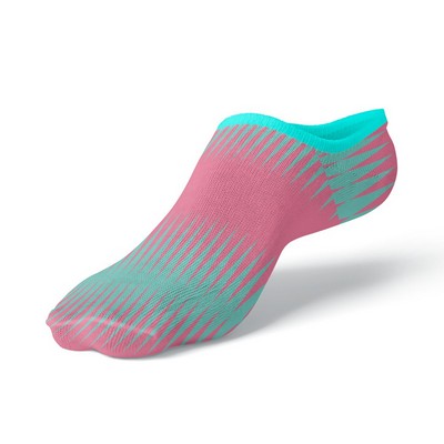 Jacquard Weave 200-Needle Cotton-Blend Low Cut Socks