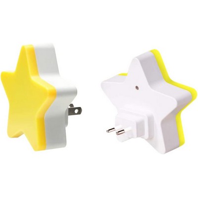 Star LED Night Light Sensor Control