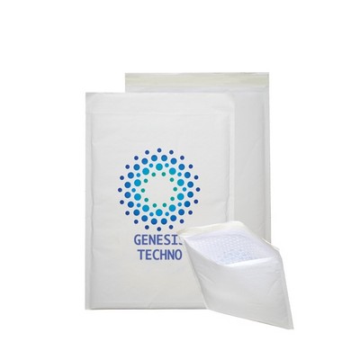 White Kraft Padded Mailer Evelope with Full Color Digital Print - (9 1/2 x 14 1/4)