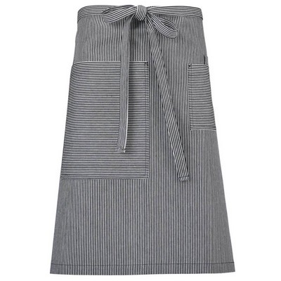 Bistro Stripe Apron with 3 Pockets