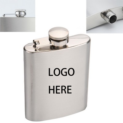 8 OZ. Stainless Steel Pocket Hip Flask