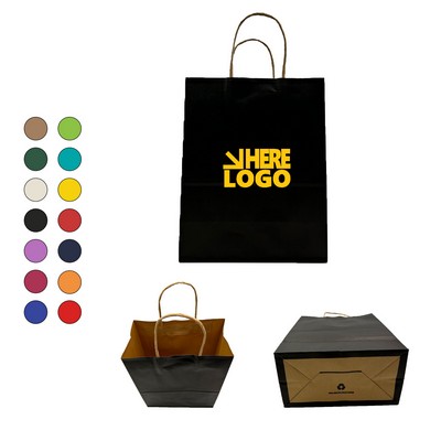 Medium Kraft Paper Bags With Handles Bulk