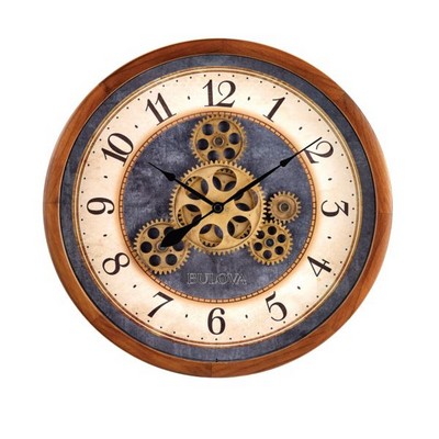 Bulova® Gears In Motion Wall Clock