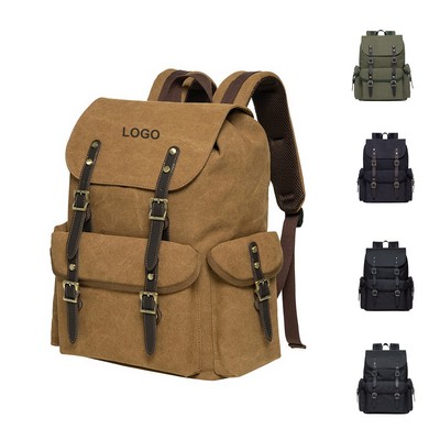 Vintage Canvas Backpack (Direct Import)