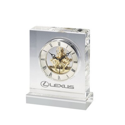 Crystal Trophy Clock -I