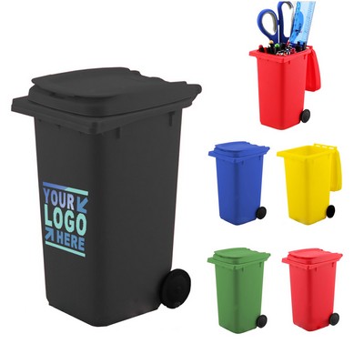 Trash Bin Pen Holder