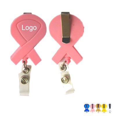 Retractable Ribbon Badge Holder