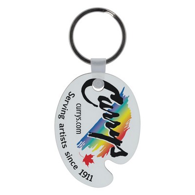 Sublimated Mdf PaletteKey Chain, Award Trophy, 1x2