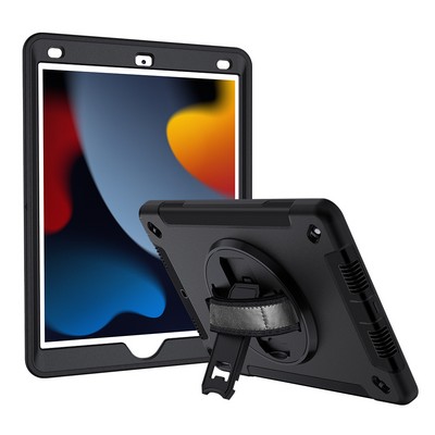 iPad 10.2" 2019/2021 Adjustable Hand Strap Rugged Case