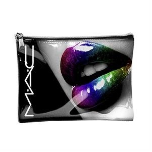 Sublimated Zippered Pouch with Clear Vinyl Overlay